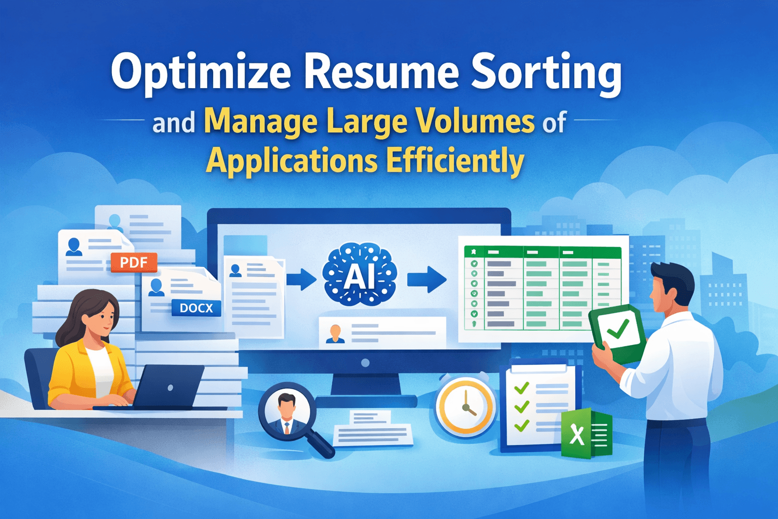 Optimize Resume Sorting and Manage Large Volumes of Applications Efficiently